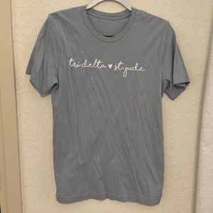 St.  Jude tridelt shirt light blue